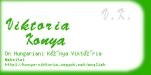 viktoria konya business card